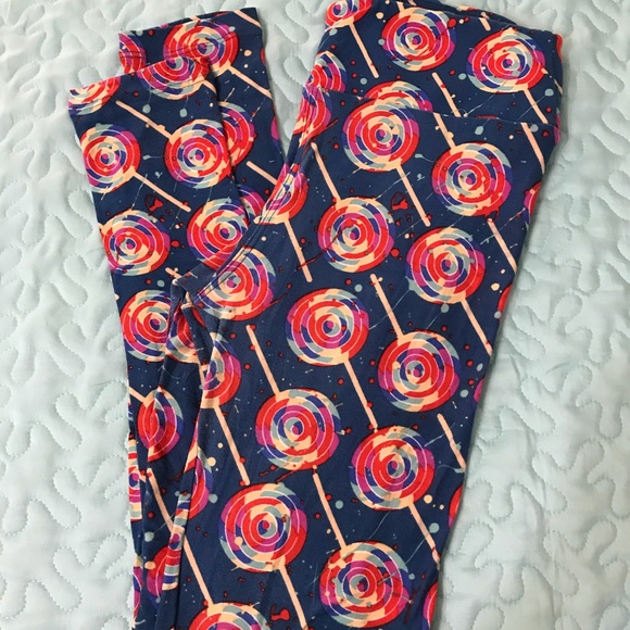 LuLaRoe Pants - 🍭🍭LuLaRoe OS Lollipop Leggings 🍭🍭